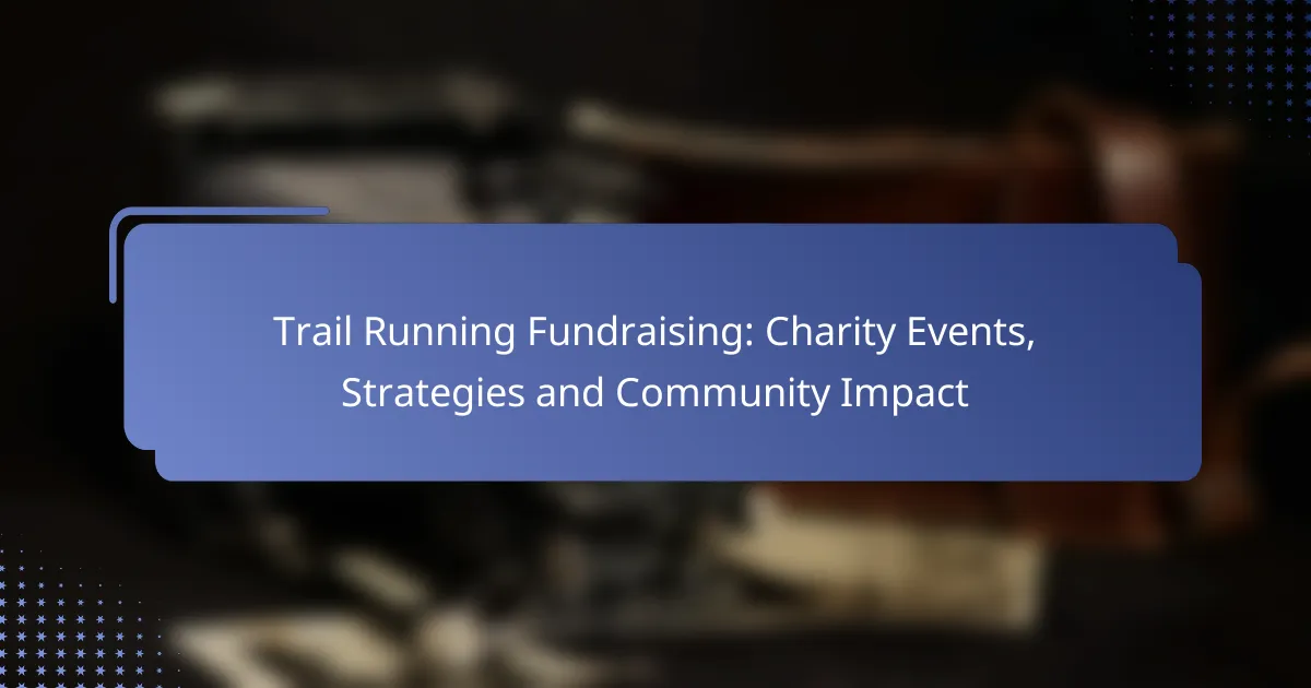Trail Running Fundraising: Charity Events, Strategies and Community Impact