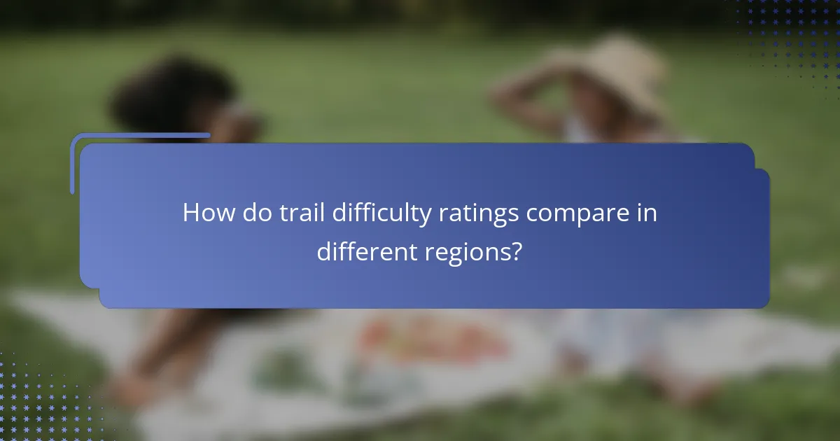How do trail difficulty ratings compare in different regions?